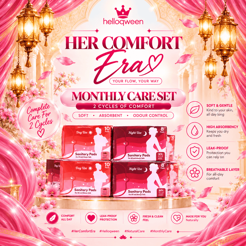 Helloqween Sanitary Pad Monthly Care Set