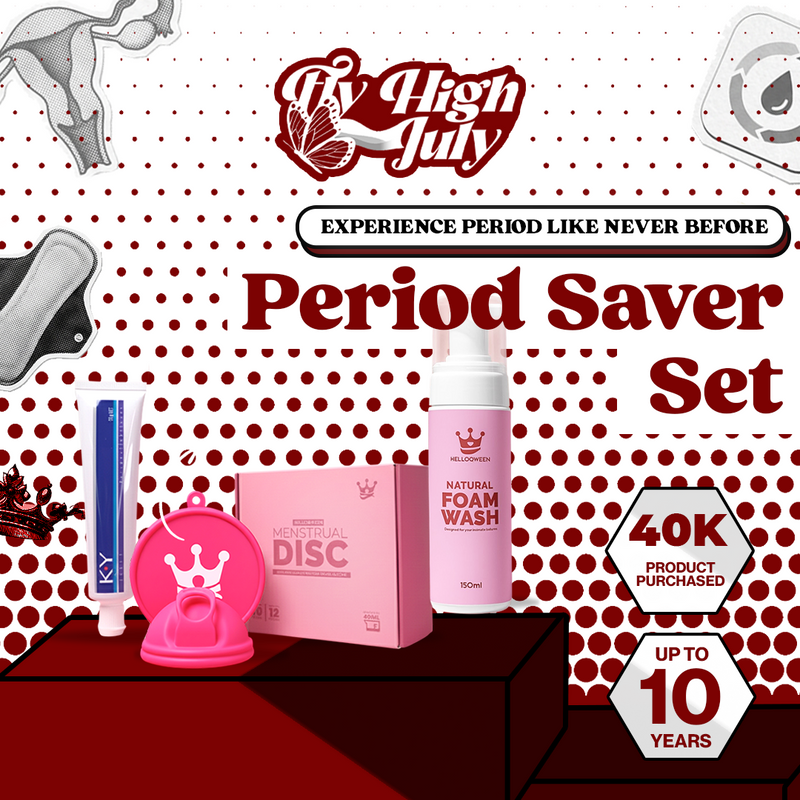 Helloqween Menstrual Disc Period Saver Set