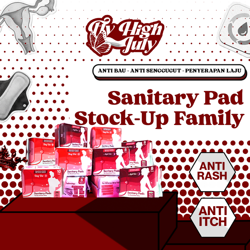 Helloqween Sanitary Pad Stock-Up Family Set