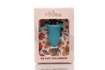 [CLEARANCE SALE] Old Design Helloqween Menstrual Cup Turquoise