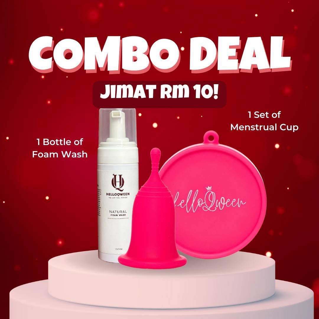 SUPER JIMAT Combo Menstrual Cup