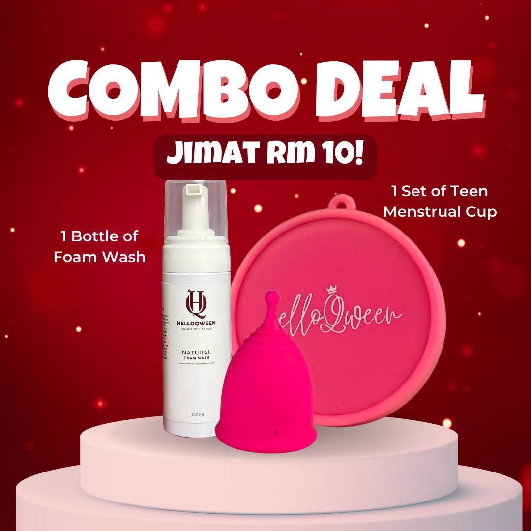 SUPER JIMAT Combo Menstrual Cup Teen