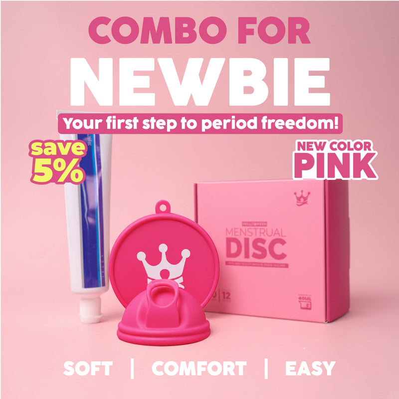 Helloqween Menstrual Disc Combo for Newbie