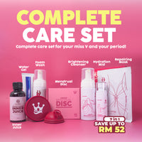 COMPLETE CARE SET! (MENSTRUAL DISC FULL SET AND FEMININE SERIES)