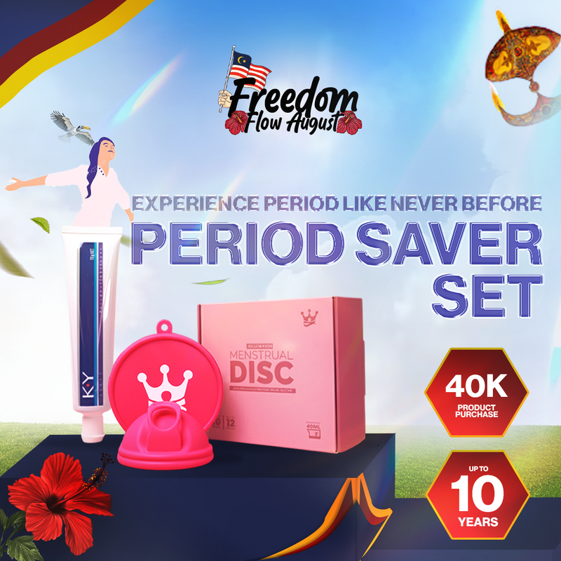 Helloqween Menstrual Disc Period Saver Set