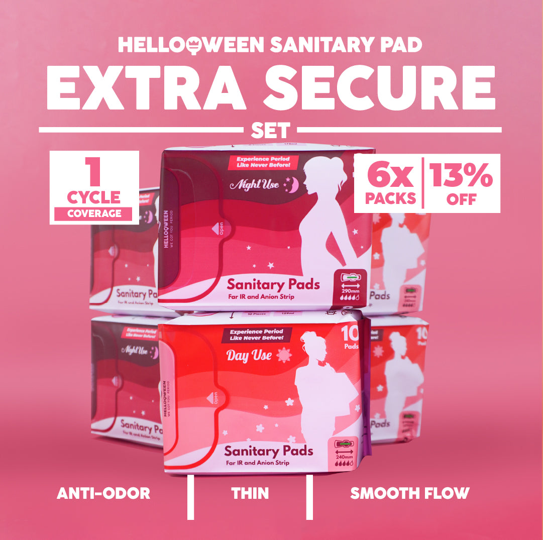 Helloqween Sanitary Pad Extra Secure set