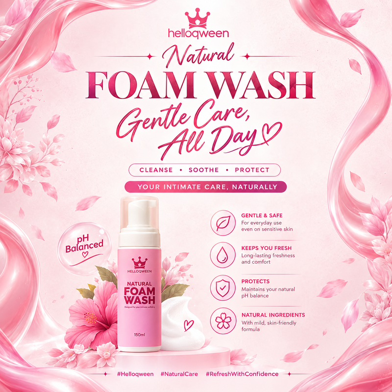 Paraben-Free Foam Wash for Menstrual Disc