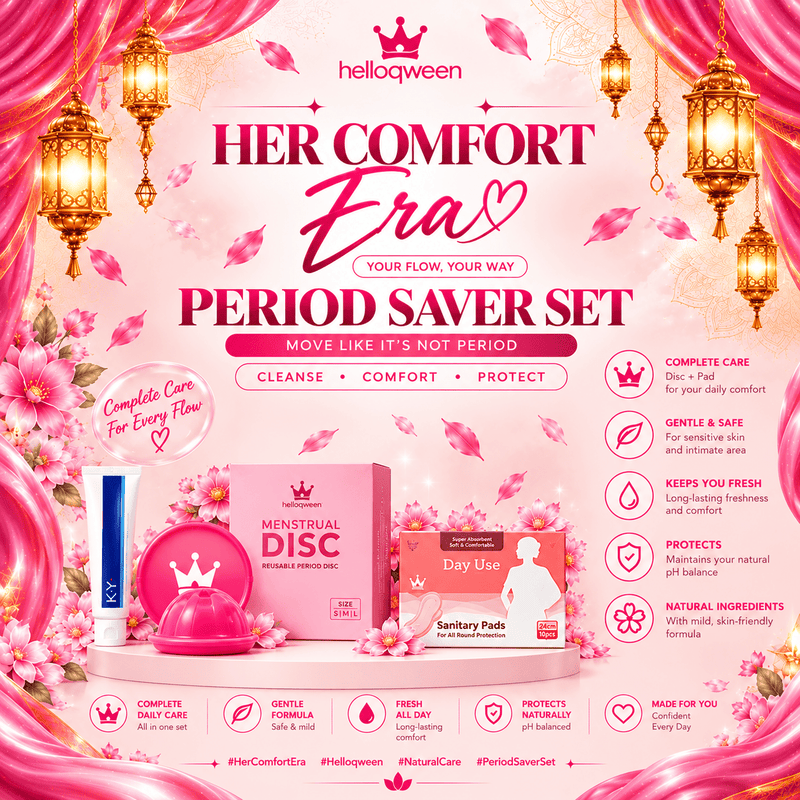 Helloqween Menstrual Disc Period Saver Set