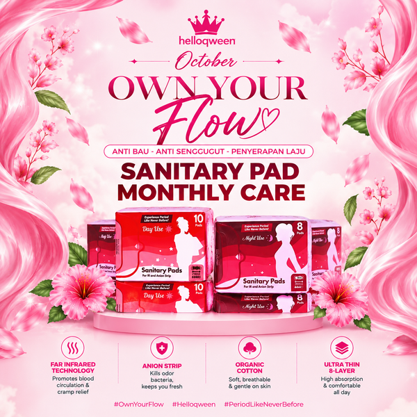 Helloqween Sanitary Pad Monthly Care Set