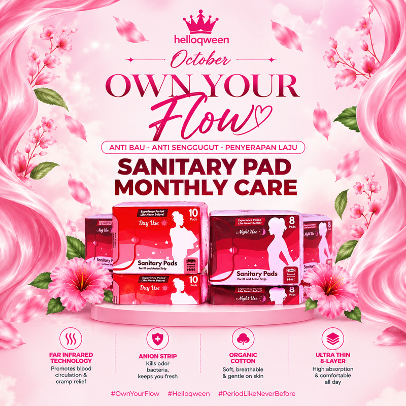 Helloqween Sanitary Pad Monthly Care Set