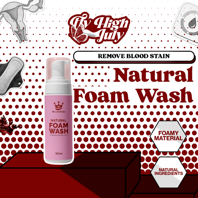 Paraben-Free Foam Wash for Menstrual Disc