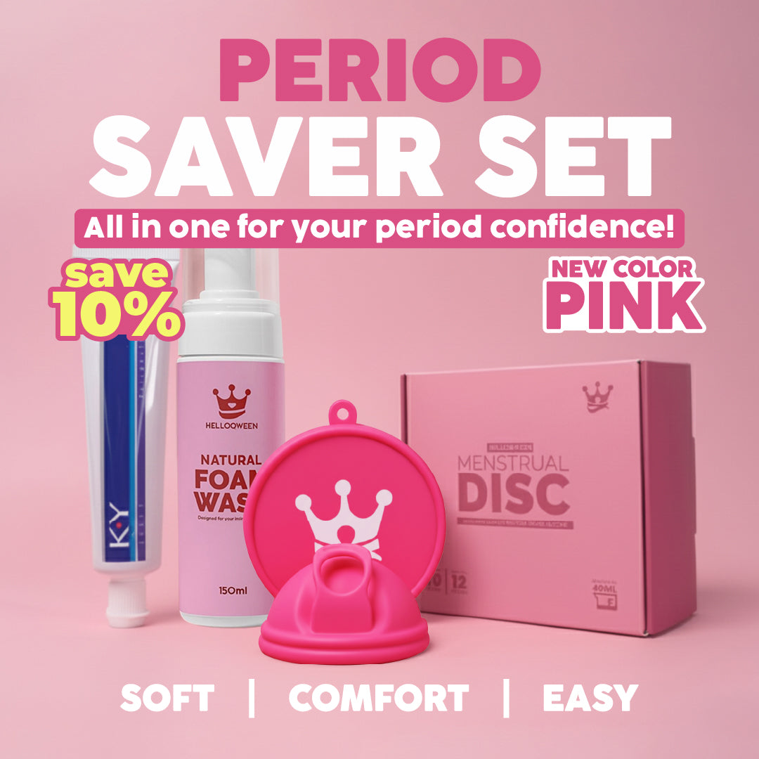 Helloqween Menstrual Disc Period Saver Set (PRE-ORDER)