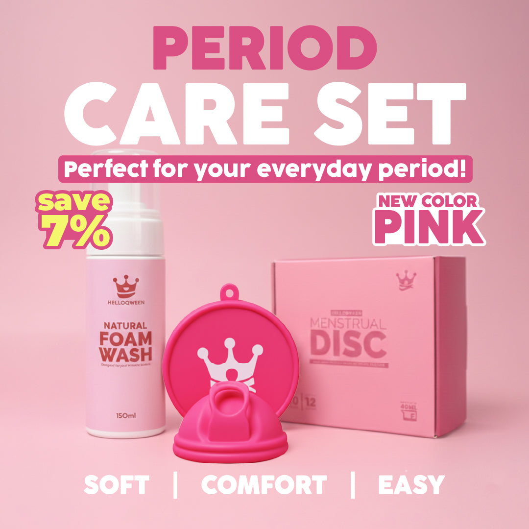 PERIOD CARE SET MENSTRUAL DISC+FOAM WASH