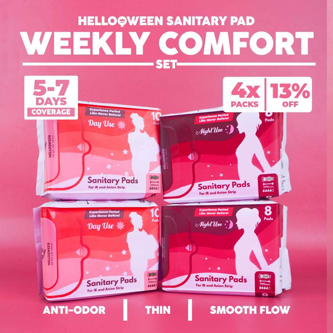 Helloqween Sanitary Pad Weekly Comfort Set