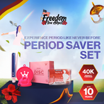 Helloqween Menstrual Disc Period Saver Set