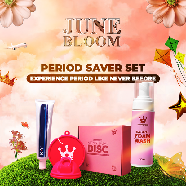 Helloqween Menstrual Disc Period Saver Set