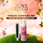 PERIOD SUPPORT SET (HELLOQWEEN FOAM WASH + WATER BASED GEL)