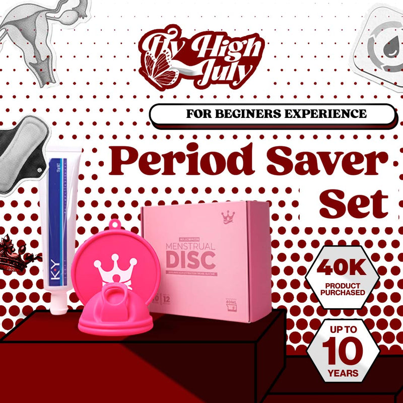 Helloqween Menstrual Disc Period Saver Set