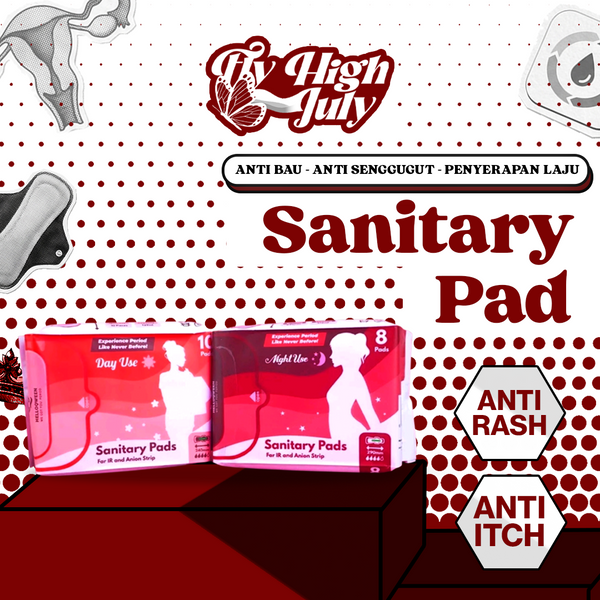 Helloqween Sanitary Pad Anti odor & improve blood flow