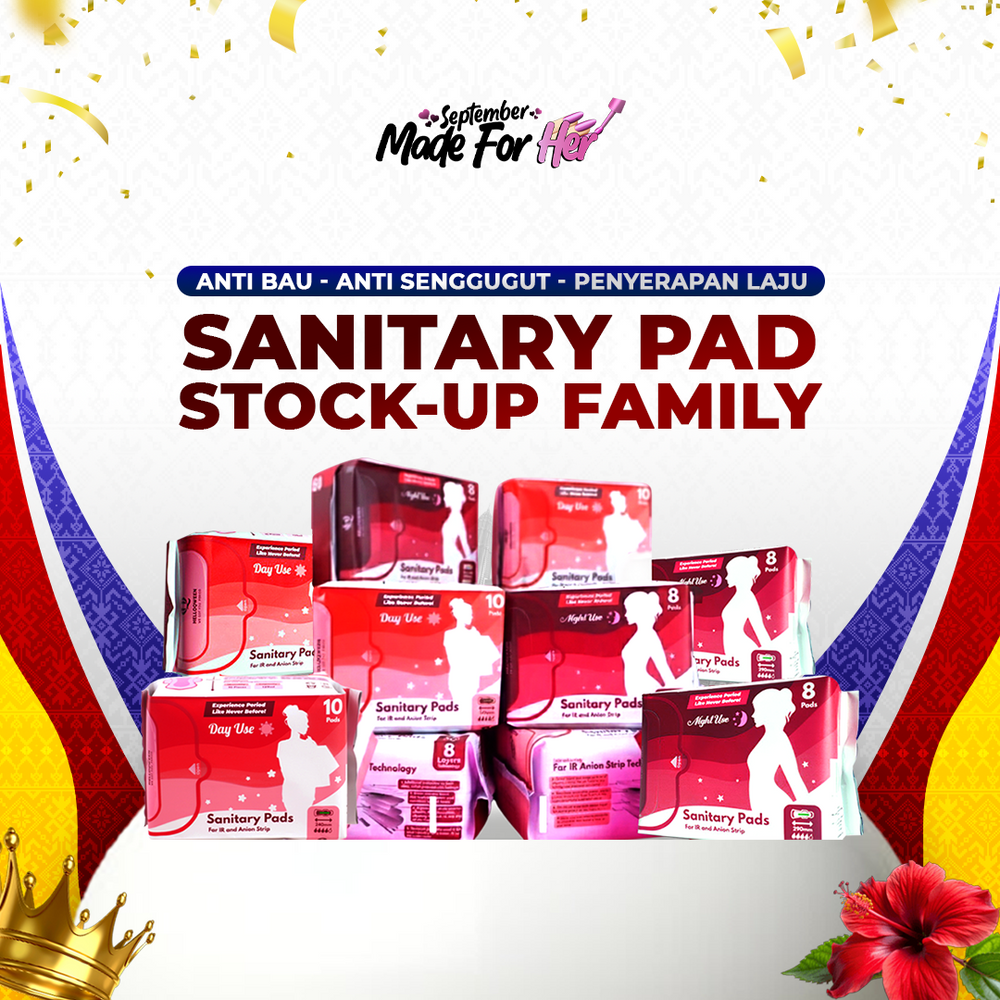 Helloqween Sanitary Pad Stock-Up Family Set