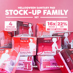 Helloqween Sanitary Pad Stock-Up Family Set