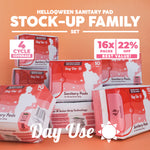 Helloqween Sanitary Pad Stock-Up Family Set