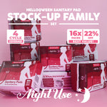 Helloqween Sanitary Pad Stock-Up Family Set